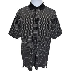 Adidas Golf NWT Stripes Short Sleeves Polo Shirt Men L